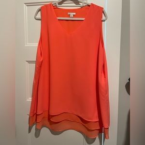 Coral Blouse Tank